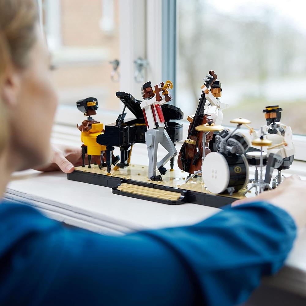 LEGO IDEAS CUARTETO DE JAZZ SET DE CONSTRUCCIÓN CON ESCENARIO Y 4 MÚSICOS - 4