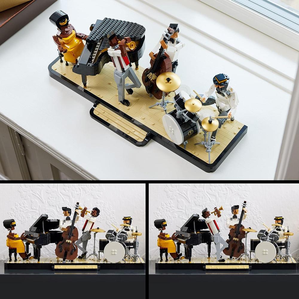 LEGO IDEAS CUARTETO DE JAZZ SET DE CONSTRUCCIÓN CON ESCENARIO Y 4 MÚSICOS - 5