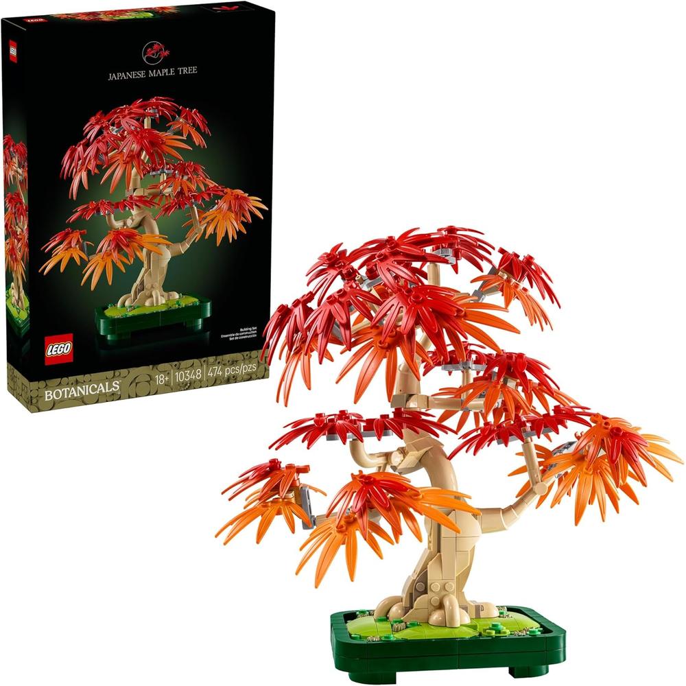 KIT DE BONSÁI ARCE ROJO LEGO BOTANICALS, DECORACIÓN PARA ADULTOS - 1