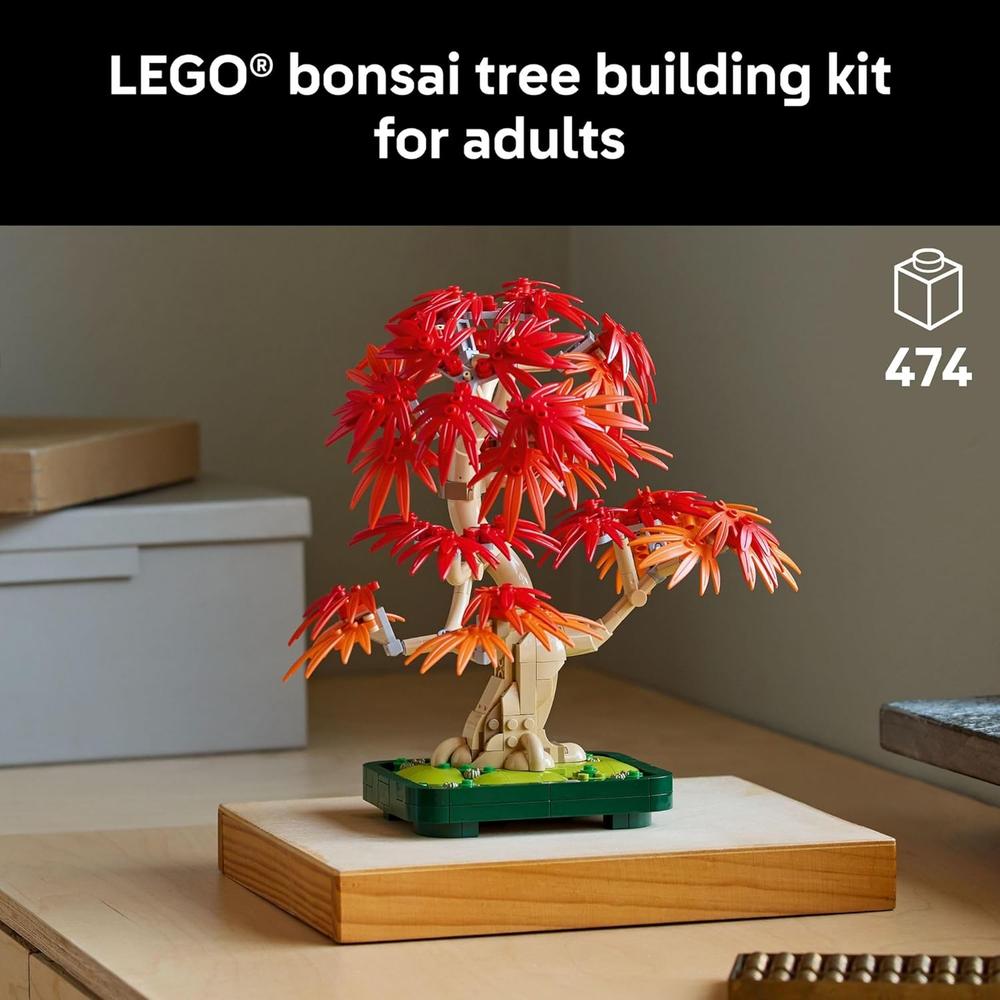KIT DE BONSÁI ARCE ROJO LEGO BOTANICALS, DECORACIÓN PARA ADULTOS - 2