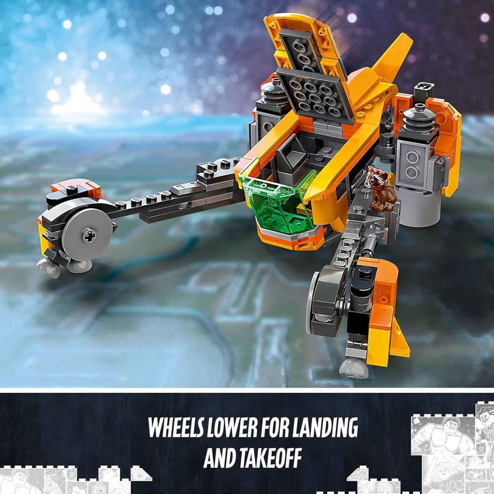 LEGO MARVEL NAVE ESPACIAL DE ROCKET RACCOON SET DE GUARDIANES DE LA GALAXIA - 4