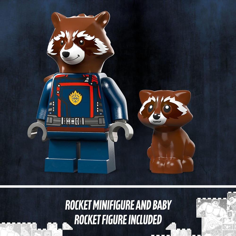 LEGO MARVEL NAVE ESPACIAL DE ROCKET RACCOON SET DE GUARDIANES DE LA GALAXIA - 6