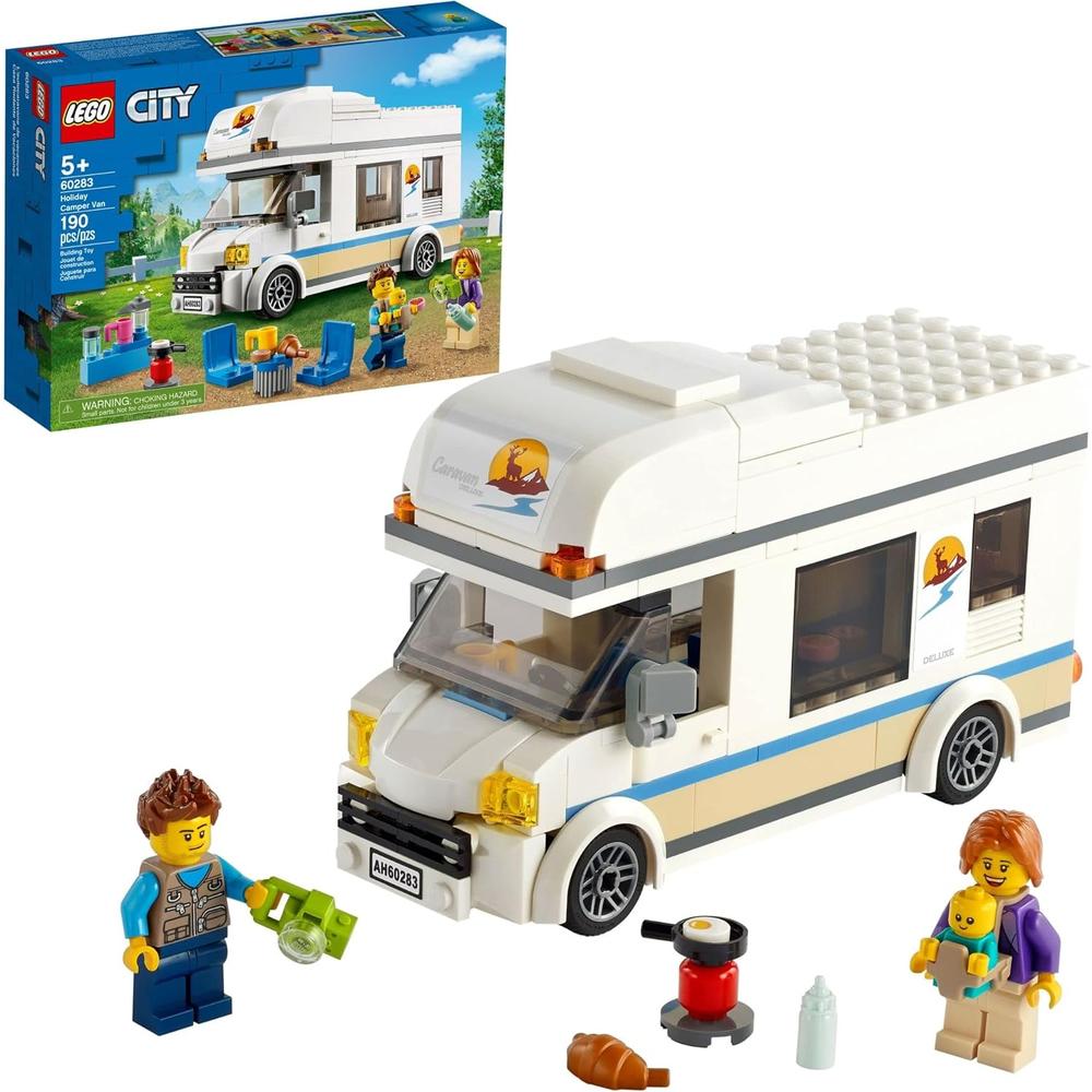 LEGO CITY FURGONETA CAMPER DE VACACIONES COCHE CARAVANA DE JUGUETE INFANTIL - 1