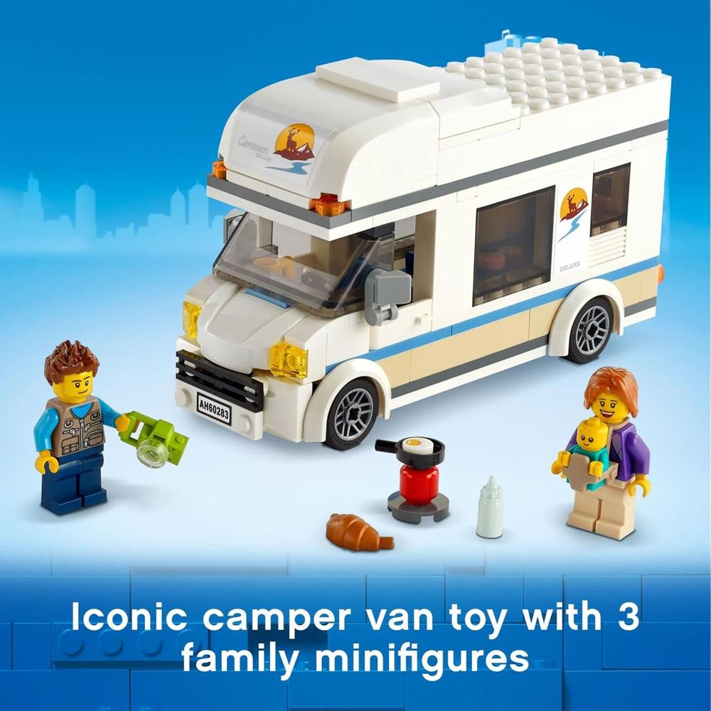 LEGO CITY FURGONETA CAMPER DE VACACIONES COCHE CARAVANA DE JUGUETE INFANTIL - 3