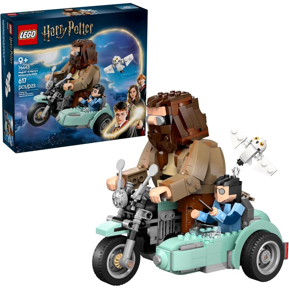 LEGO HARRY POTTER MOTO DE HAGRID Y HARRY, JUGUETE DE CONSTRUCCIÓN - 1