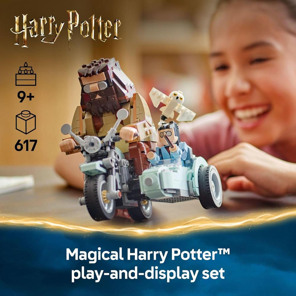 LEGO HARRY POTTER MOTO DE HAGRID Y HARRY, JUGUETE DE CONSTRUCCIÓN - 2