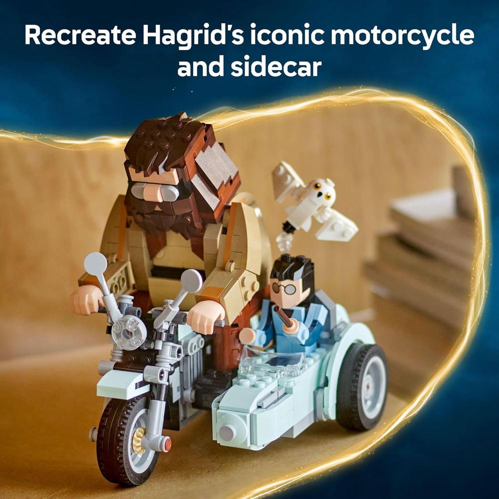 LEGO HARRY POTTER MOTO DE HAGRID Y HARRY, JUGUETE DE CONSTRUCCIÓN - 3