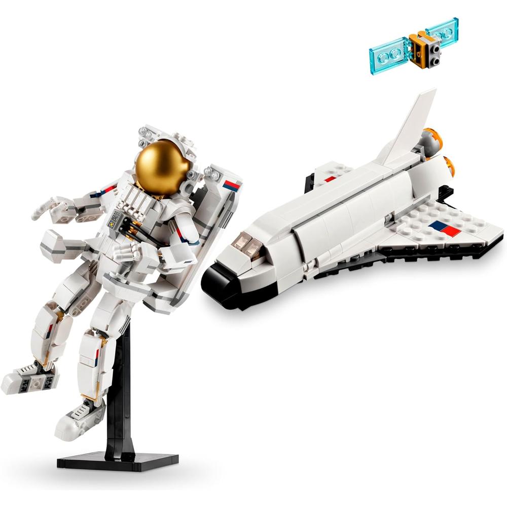 LEGO CREATOR SPACE PLAY PACK, JUGUETES ESPACIALES CON 6 OPCIONES - 5