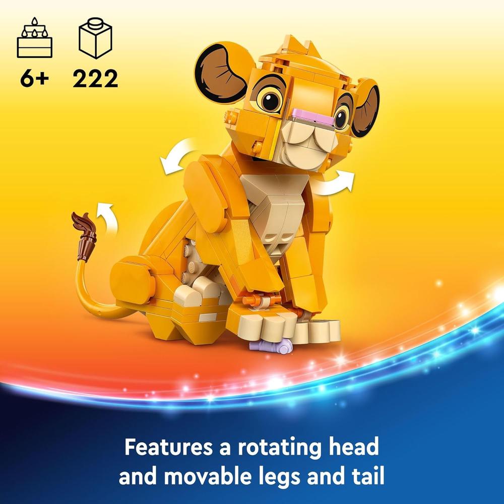 LEGO DISNEY SIMBA CACHORRO DE EL REY LEÓN, JUGUETE COLECCIONABLE - 3