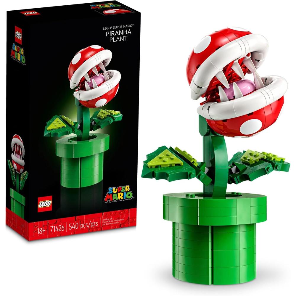 LEGO SUPER MARIO PLANTA PIRAÑA SET COLECCIONABLE ADULTOS - 1