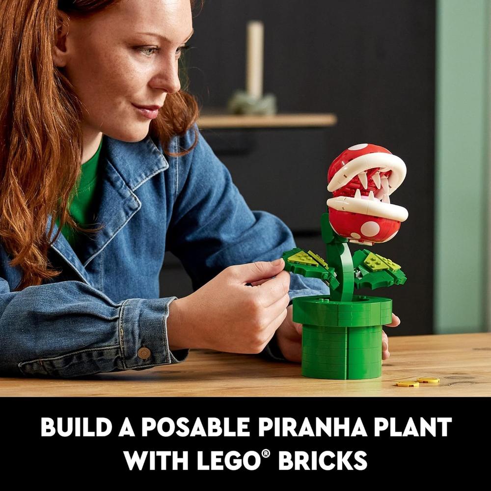 LEGO SUPER MARIO PLANTA PIRAÑA SET COLECCIONABLE ADULTOS - 5