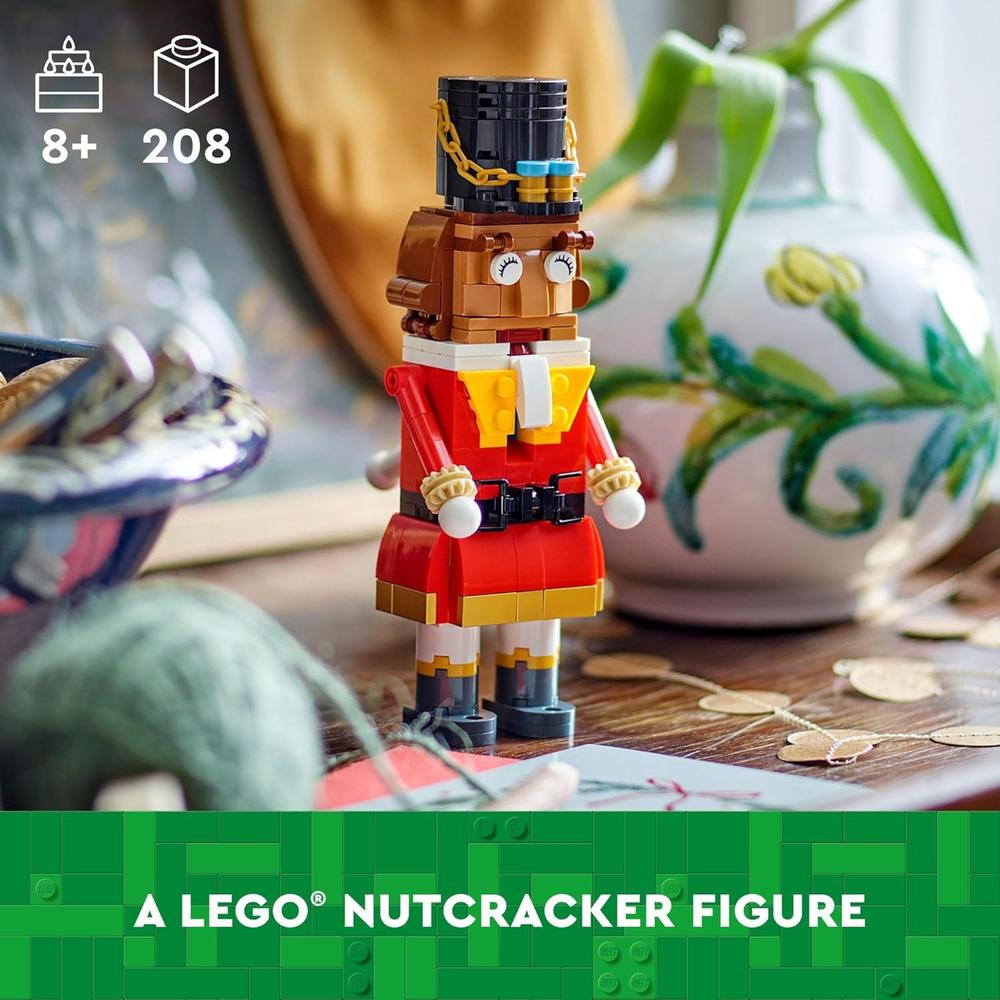LEGO CASCANUECES DECORACIÓN NAVIDEÑA CONSTRUIBLE CON BRAZOS Y BOCA - 2