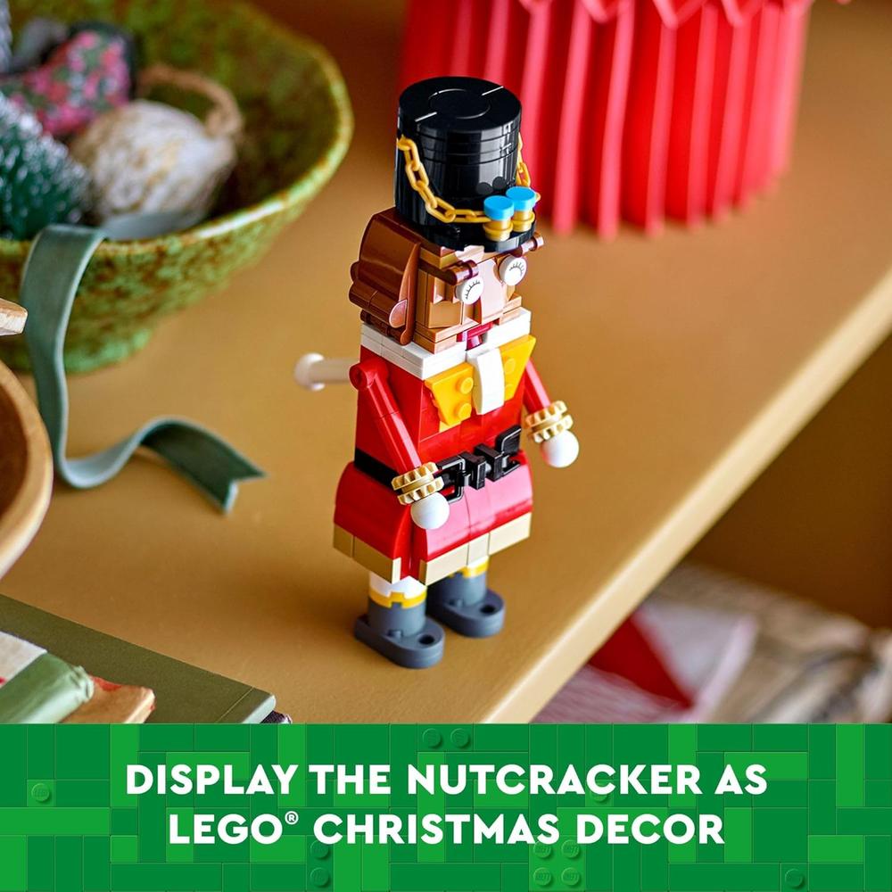 LEGO CASCANUECES DECORACIÓN NAVIDEÑA CONSTRUIBLE CON BRAZOS Y BOCA - 5