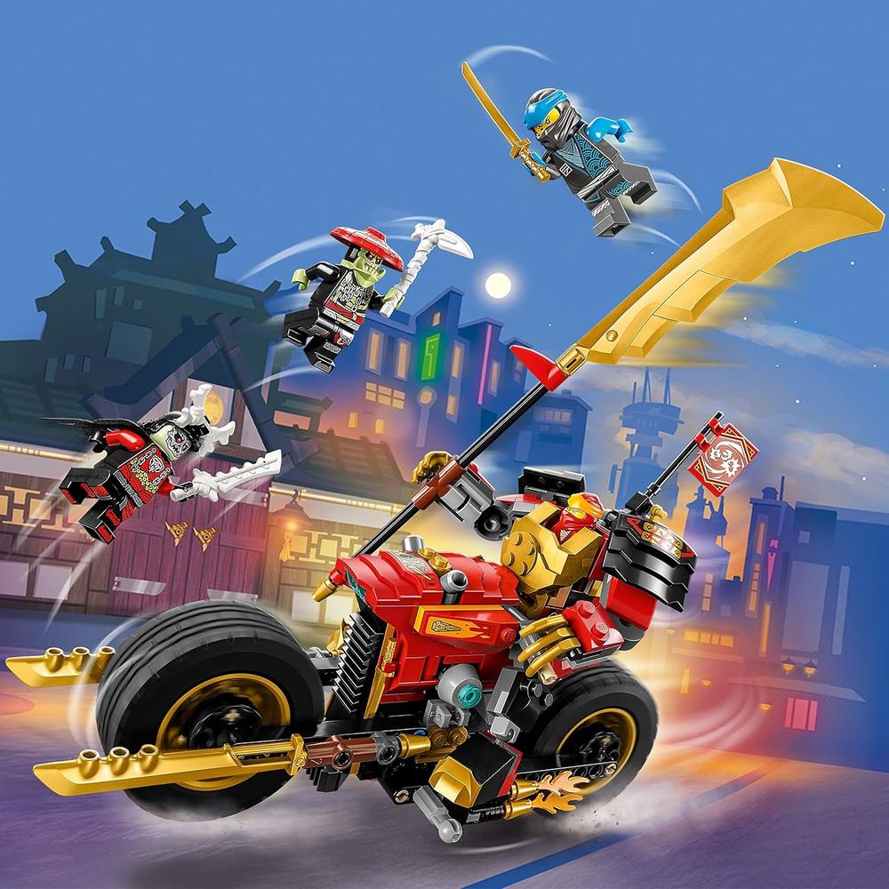 LEGO NINJAGO MECH RIDER EVO DE KAI SET DE MOTO NINJA CON FIGURAS DE GUERREROS - 2