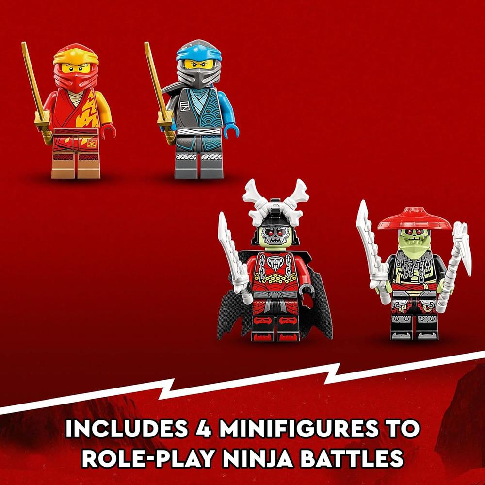 LEGO NINJAGO MECH RIDER EVO DE KAI SET DE MOTO NINJA CON FIGURAS DE GUERREROS - 5