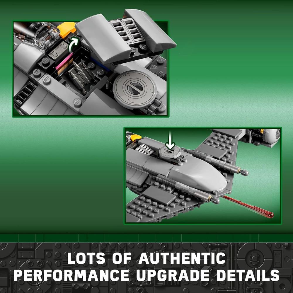 LEGO STAR WARS N-1 STARFIGHTER MANDALORIANO SET CON BABY YODA Y DROIDES - 3