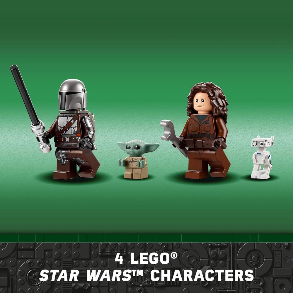 LEGO STAR WARS N-1 STARFIGHTER MANDALORIANO SET CON BABY YODA Y DROIDES - 5