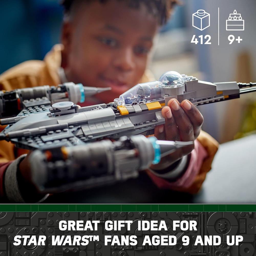 LEGO STAR WARS N-1 STARFIGHTER MANDALORIANO SET CON BABY YODA Y DROIDES - 6