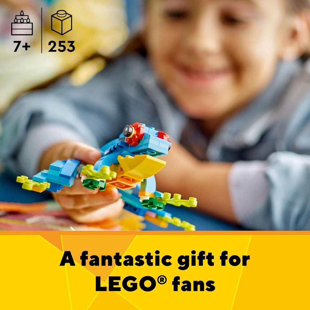 LEGO CREATOR 3 EN 1 LORO EXÓTICO SET DE CONSTRUCCIÓN DE ANIMALES CREATIVOS - 6
