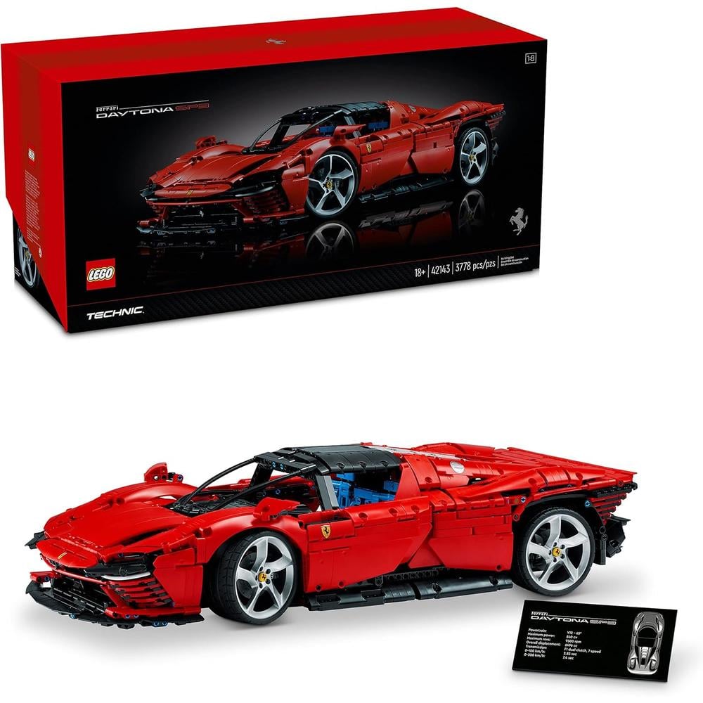 LEGO TECHNIC FERRARI DAYTONA SP3 COCHE DE CARRERAS KIT DE CONSTRUCCIÓN AVANZADO - 1