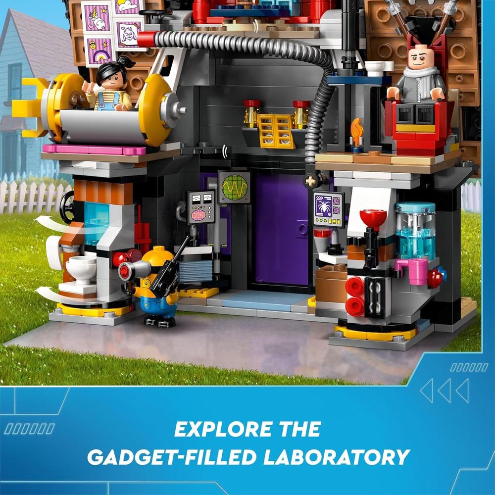 LEGO GRU 4 MINIONS Y LA MANSIÓN DE LA FAMILIA GRU, CASA Y ÁRBOL DE LOS MINIONS - 5