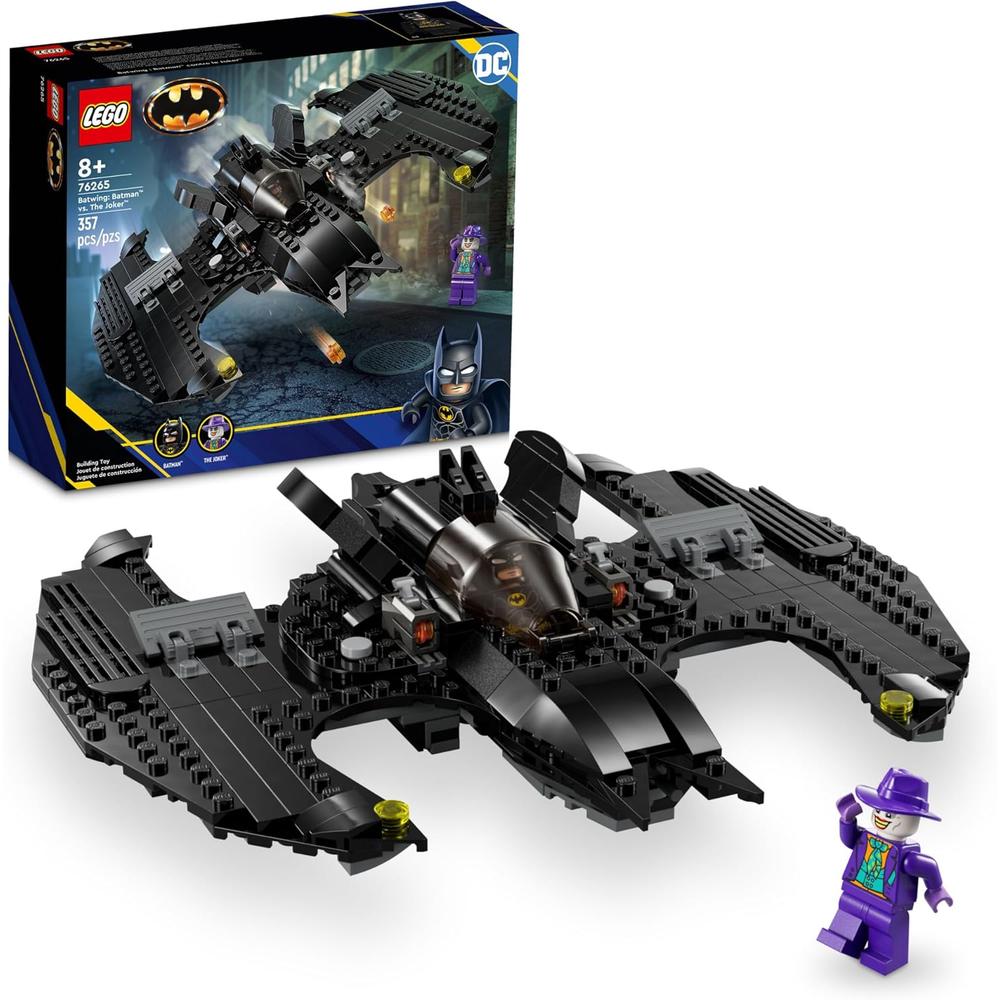 LEGO DC BATWING BATMAN VS JOKER SET DE SUPERHÉROES CON MINIFIGURAS Y BATWING DE JUGUETE - 1