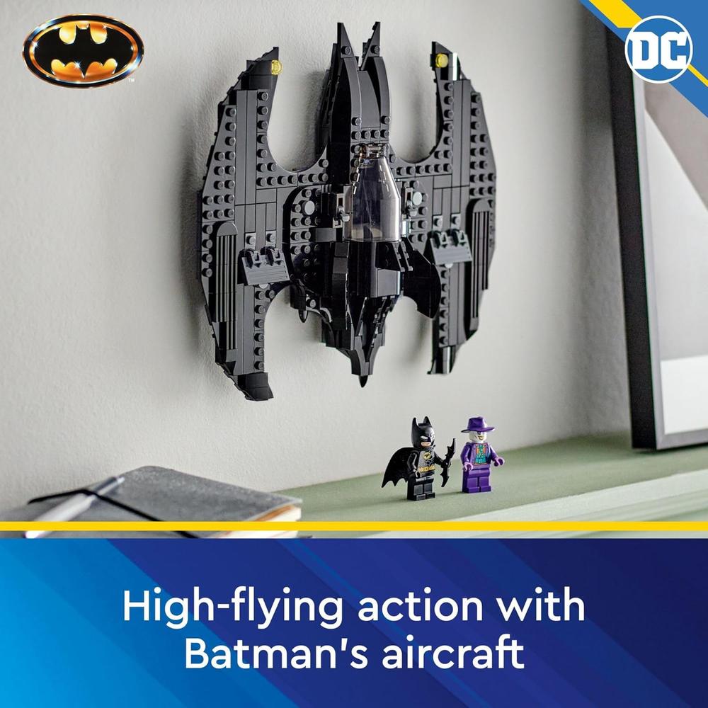 LEGO DC BATWING BATMAN VS JOKER SET DE SUPERHÉROES CON MINIFIGURAS Y BATWING DE JUGUETE - 2