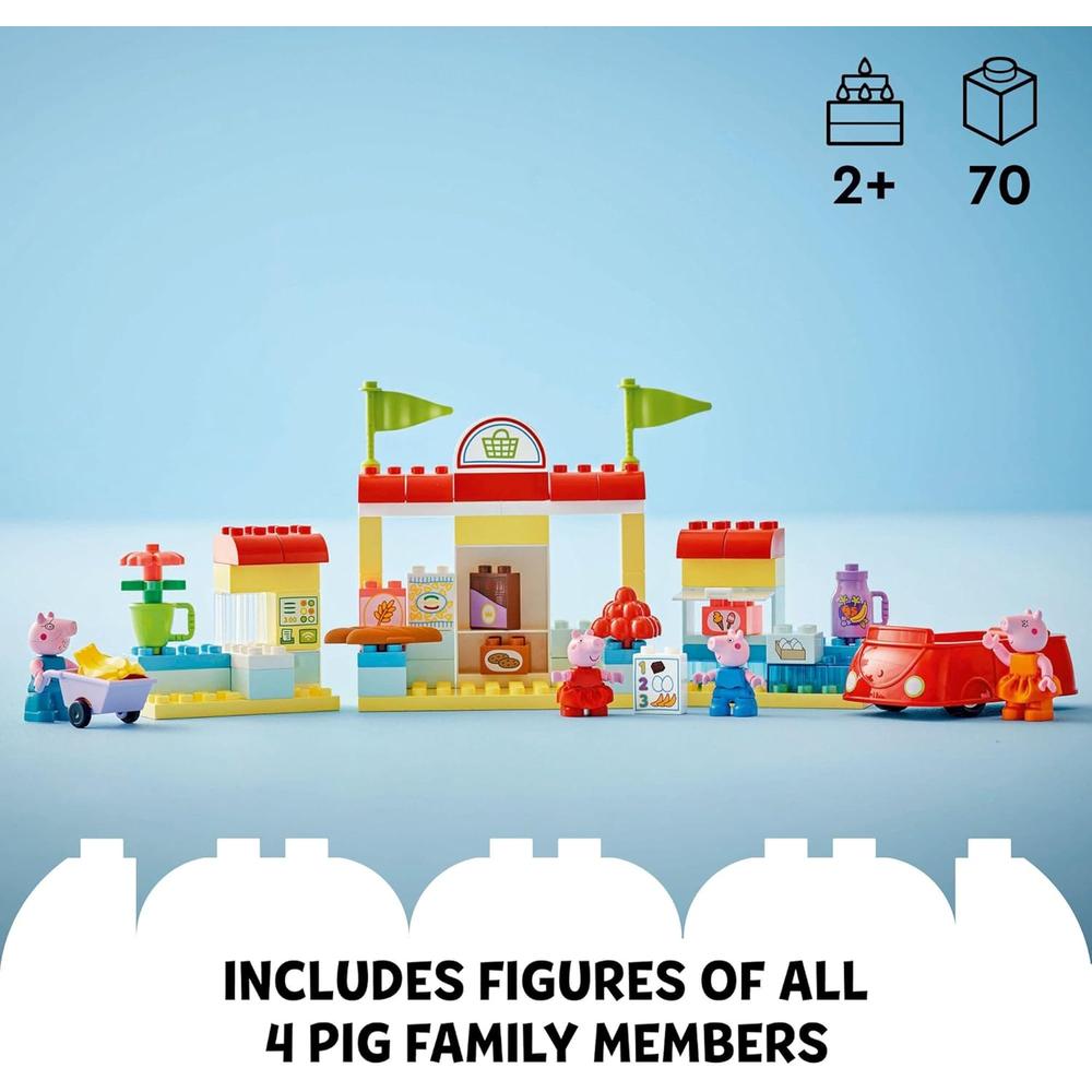 LEGO DUPLO PEPPA PIG SUPERMERCADO DE JUGUETE, SET DE CONSTRUCCIÓN PREESCOLAR - 4