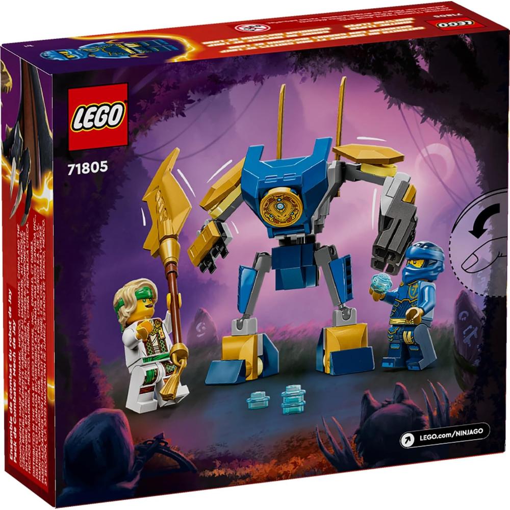 LEGO NINJAGO PACK DE BATALLA CON ROBOT DE JAY, SET DE AVENTURA PARA NIÑOS 6+ - 6