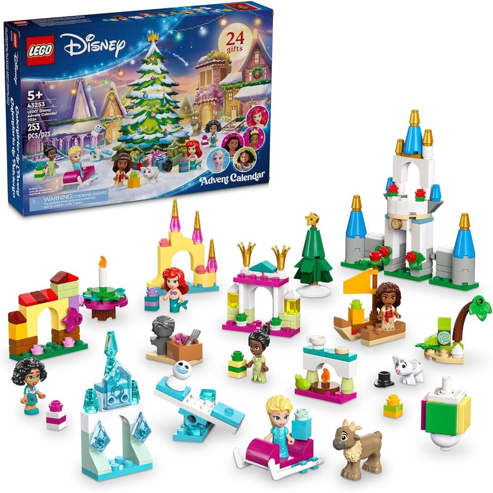 CALENDARIO DE ADVIENTO LEGO DISNEY 2024 CON MINI CONSTRUCCIONES Y 8 MINIFIGURAS - 1