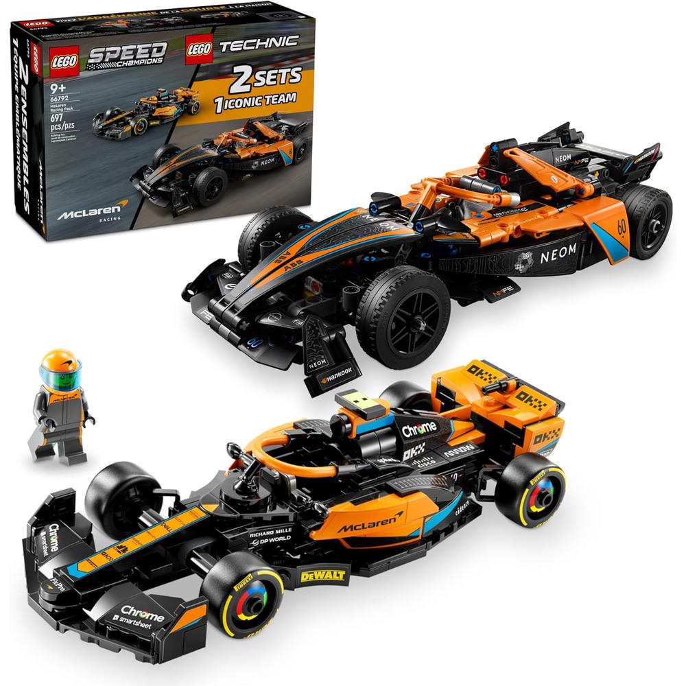 LEGO TECHNIC SPEED CHAMPIONS MCLAREN RACING PACK, COCHES DE CARRERAS - 1