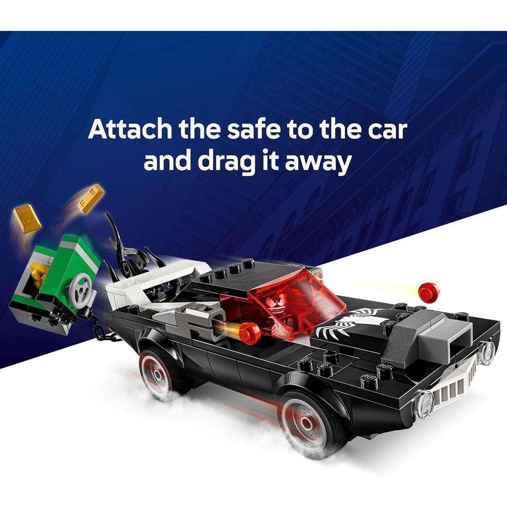 LEGO MARVEL SPIDER-MAN VS. VENOM, COCHE DE JUGUETE CON MINIFIGURAS - 4