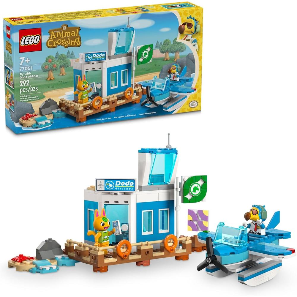 LEGO ANIMAL CROSSING VUELA CON DODO AIRLINES, AVIÓN Y MINIFIGURA - 1