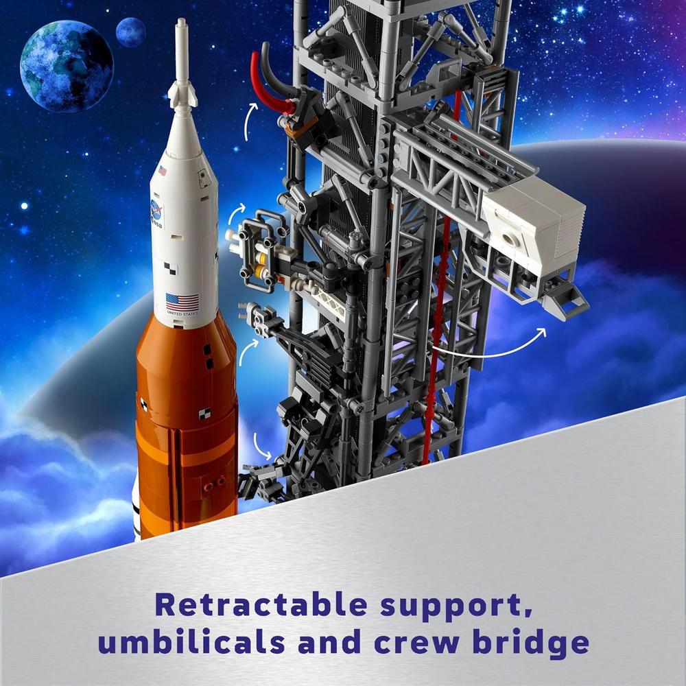 LEGO ICONS NASA ARTEMIS, SISTEMA DE LANZAMIENTO ESPACIAL, COHETE PARA ARMAR - 3