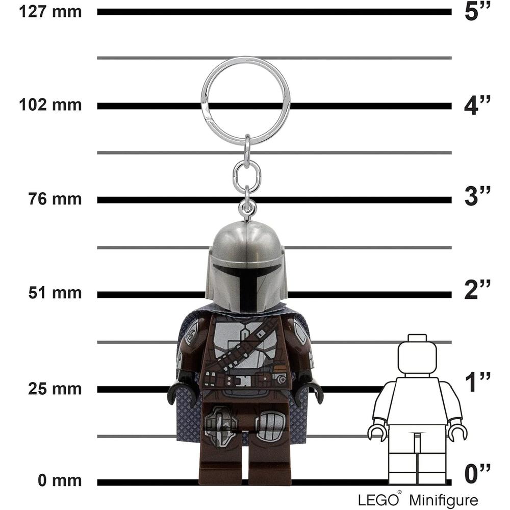 LEGO STAR WARS FIGURA GRANDE THE MANDALORIAN 7,6 CM CON LUZ INTEGRADA - 3