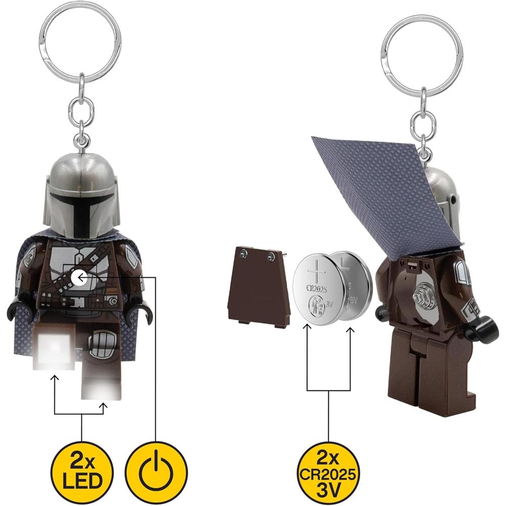 LEGO STAR WARS FIGURA GRANDE THE MANDALORIAN 7,6 CM CON LUZ INTEGRADA - 6