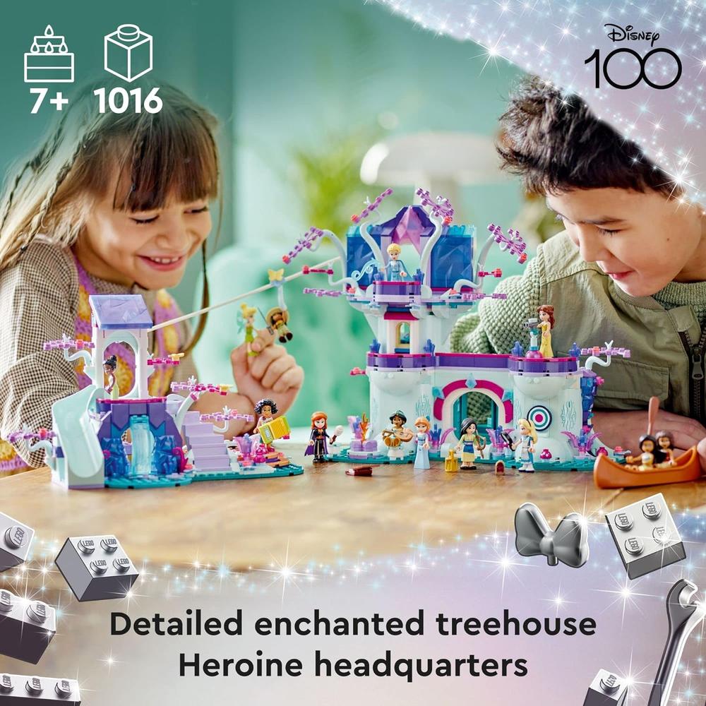 LEGO DISNEY CASA DEL ÁRBOL ENCANTADA SET CON PRINCESAS JASMINE ELSA Y MOANA - 2