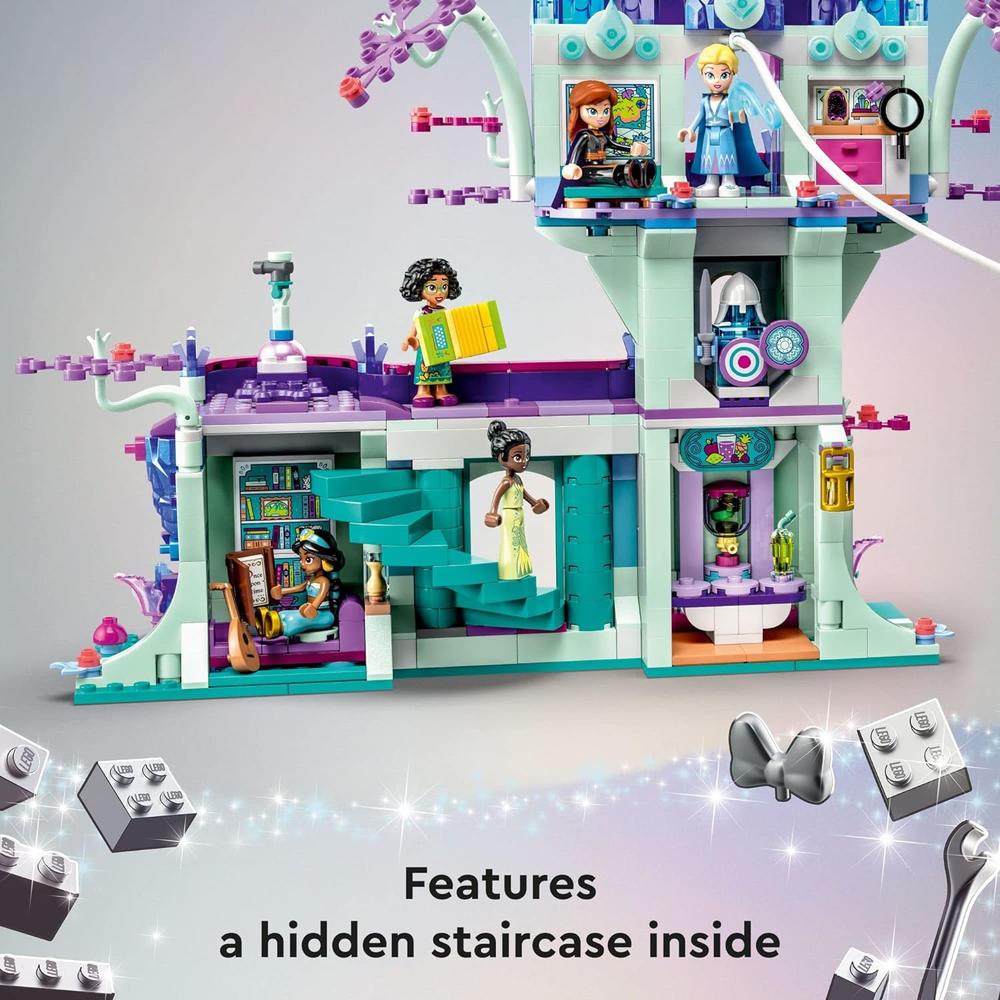 LEGO DISNEY CASA DEL ÁRBOL ENCANTADA SET CON PRINCESAS JASMINE ELSA Y MOANA - 3