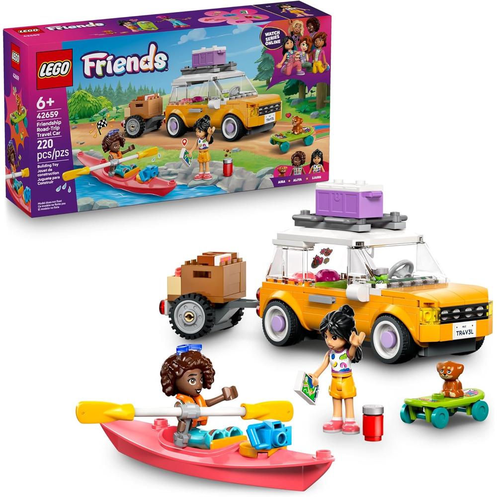 LEGO FRIENDS COCHE DE JUGUETE PARA VIAJES POR CARRETERA, SET CONSTRUIBLE - 1