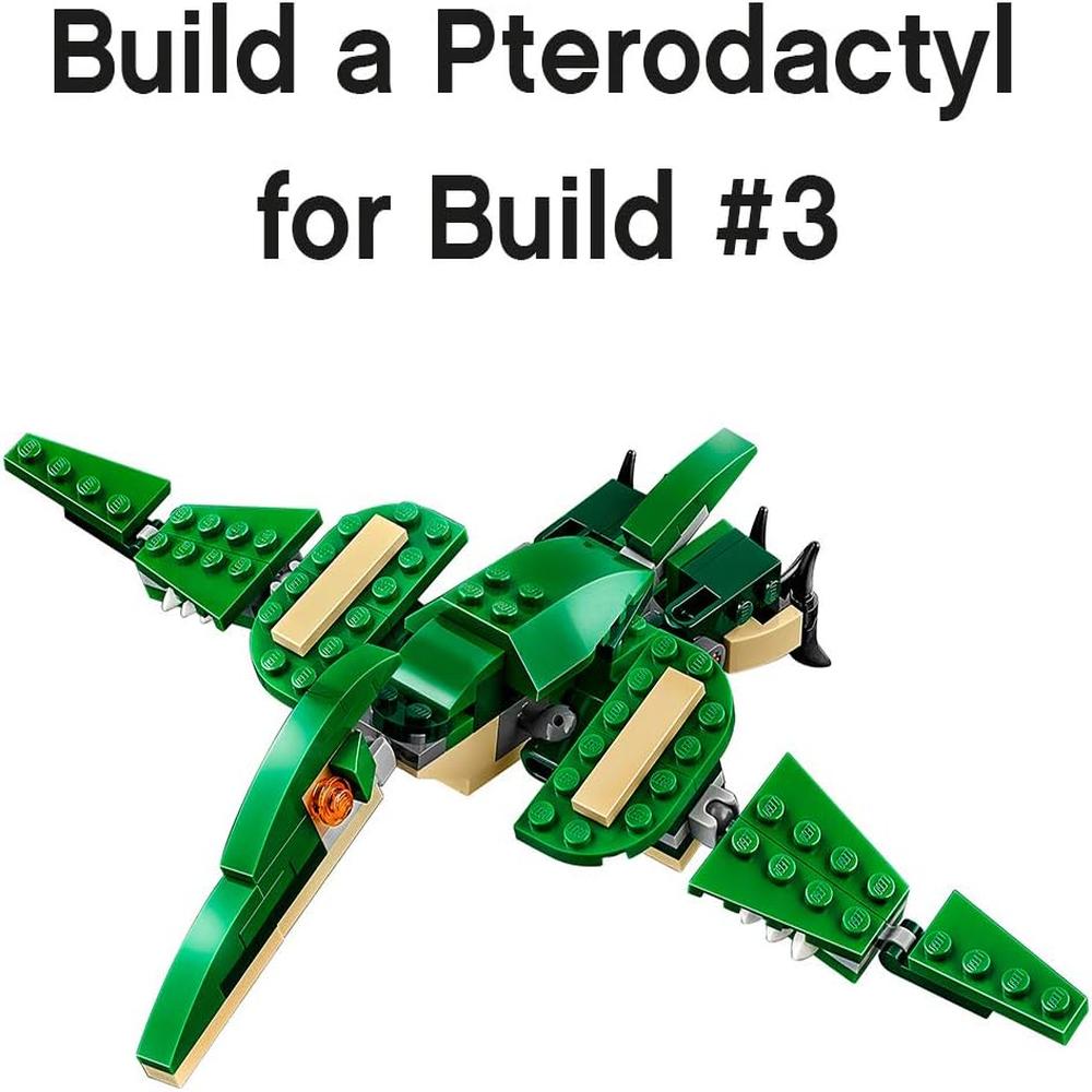 LEGO CREATOR 3 EN 1 DINOSAURIOS T-REX TRICERATOPS PTERODÁCTILO - 6