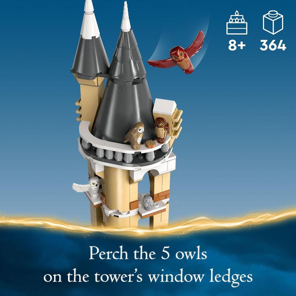LEGO HARRY POTTER CASTILLO DE HOGWARTS CON LECHUZA Y 3 PERSONAJES PARA NIÑOS - 3