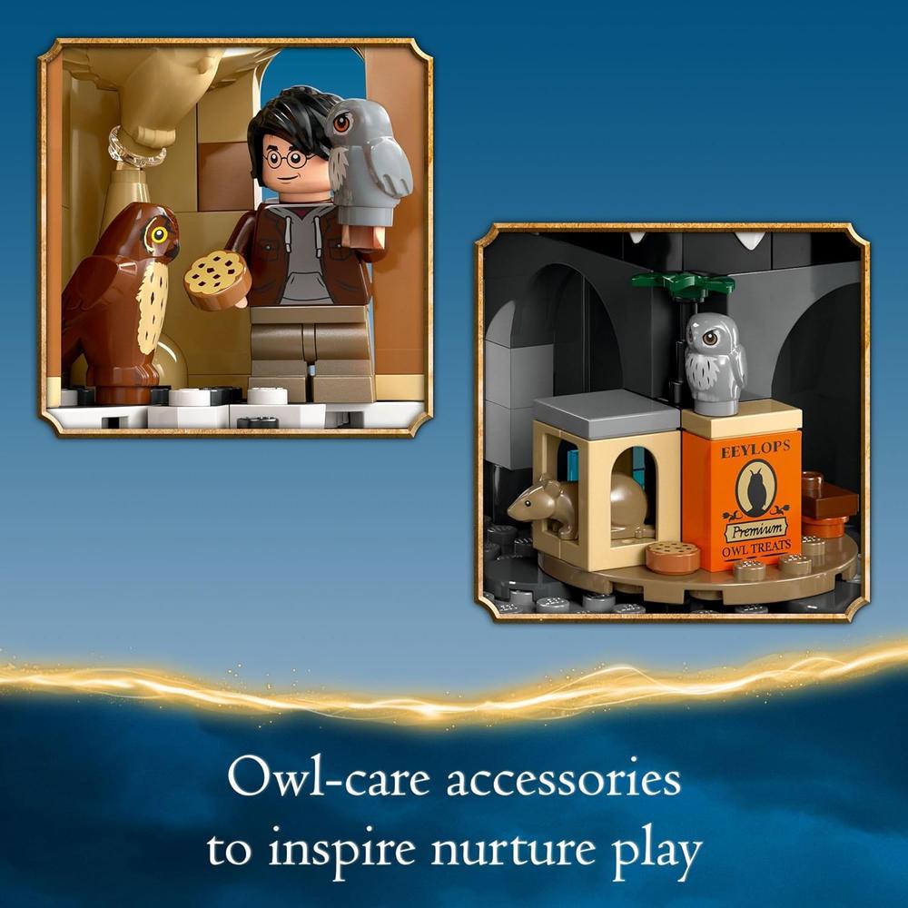 LEGO HARRY POTTER CASTILLO DE HOGWARTS CON LECHUZA Y 3 PERSONAJES PARA NIÑOS - 4