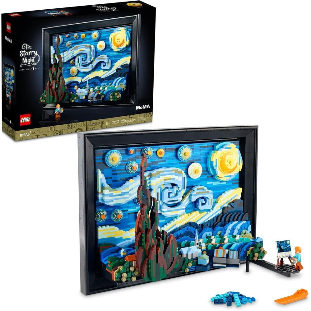 LEGO IDEAS VINCENT VAN GOGH LA NOCHE ESTRELLADA SET DECORATIVO PARA ADULTOS - 1