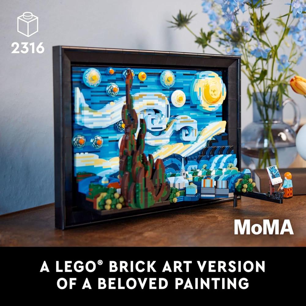 LEGO IDEAS VINCENT VAN GOGH LA NOCHE ESTRELLADA SET DECORATIVO PARA ADULTOS - 2