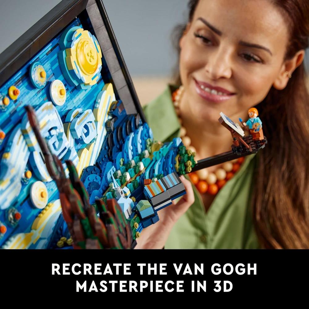 LEGO IDEAS VINCENT VAN GOGH LA NOCHE ESTRELLADA SET DECORATIVO PARA ADULTOS - 3