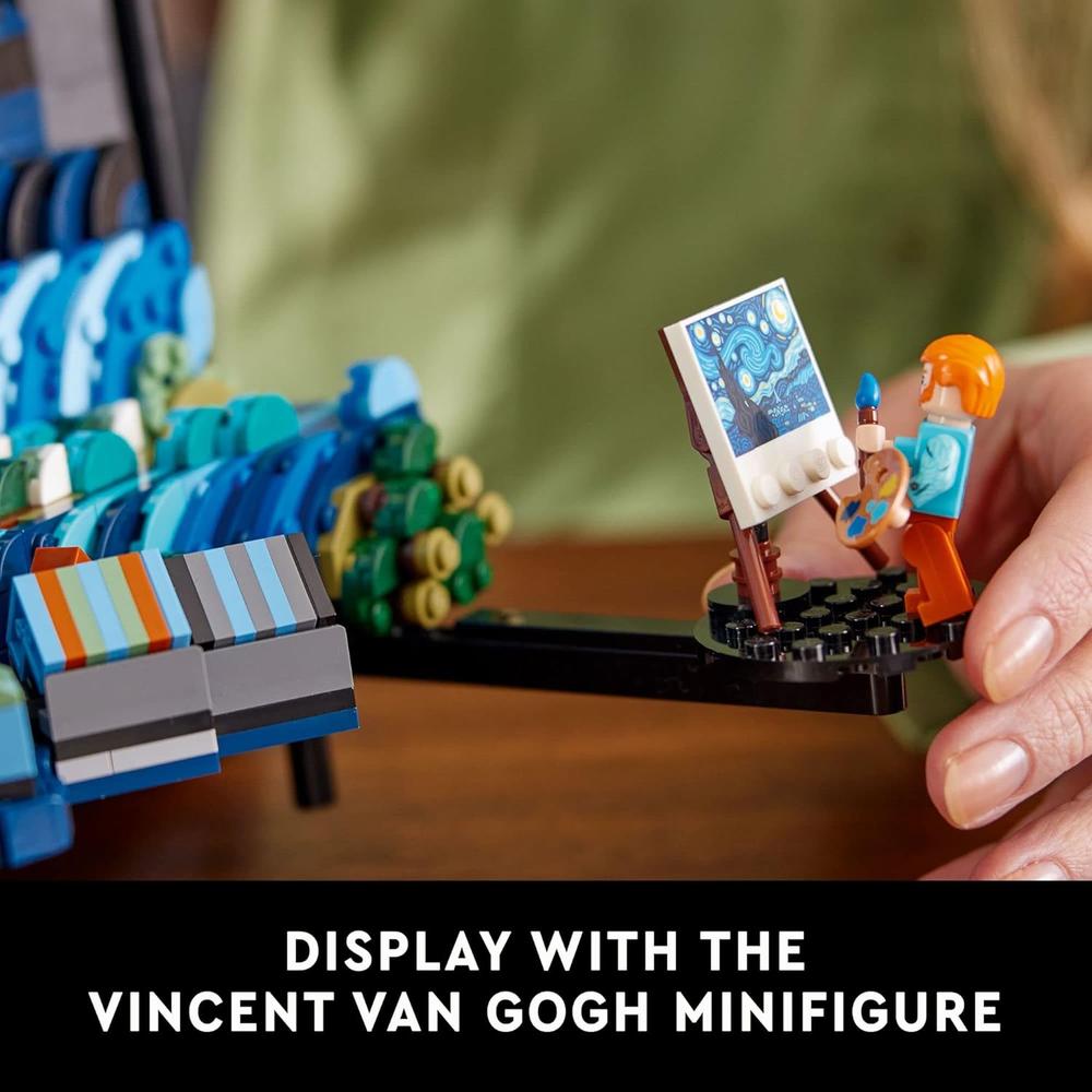 LEGO IDEAS VINCENT VAN GOGH LA NOCHE ESTRELLADA SET DECORATIVO PARA ADULTOS - 4