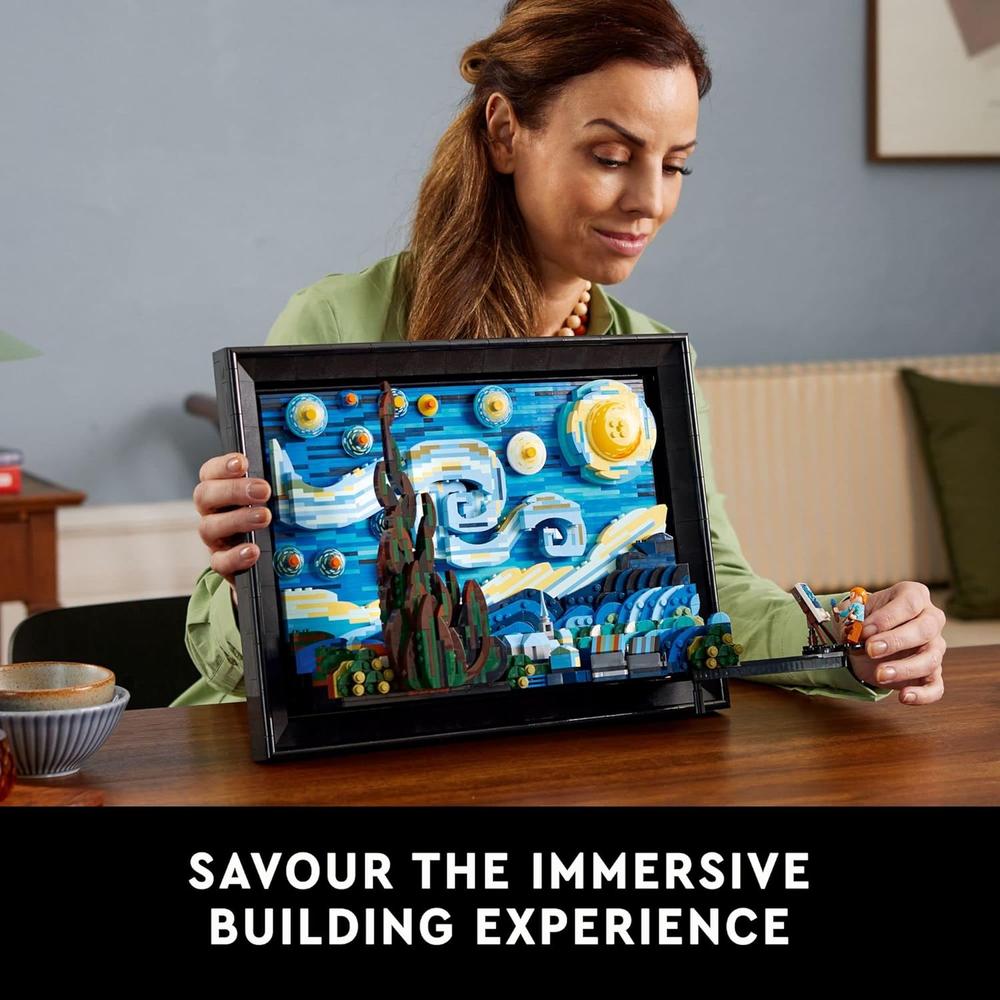 LEGO IDEAS VINCENT VAN GOGH LA NOCHE ESTRELLADA SET DECORATIVO PARA ADULTOS - 6