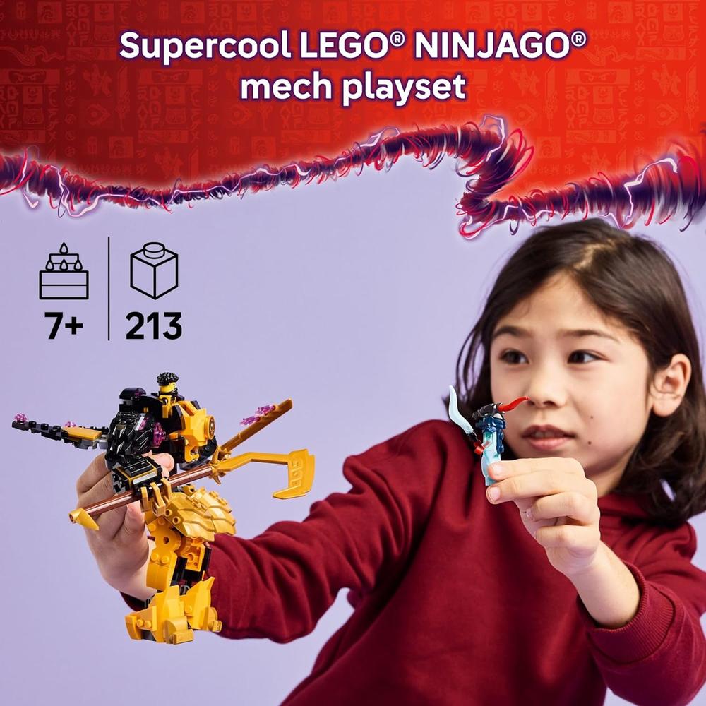 LEGO NINJAGO MECH DE BATALLA SPINJITZU DE ARIN, SET CON MINIFIGURAS - 2