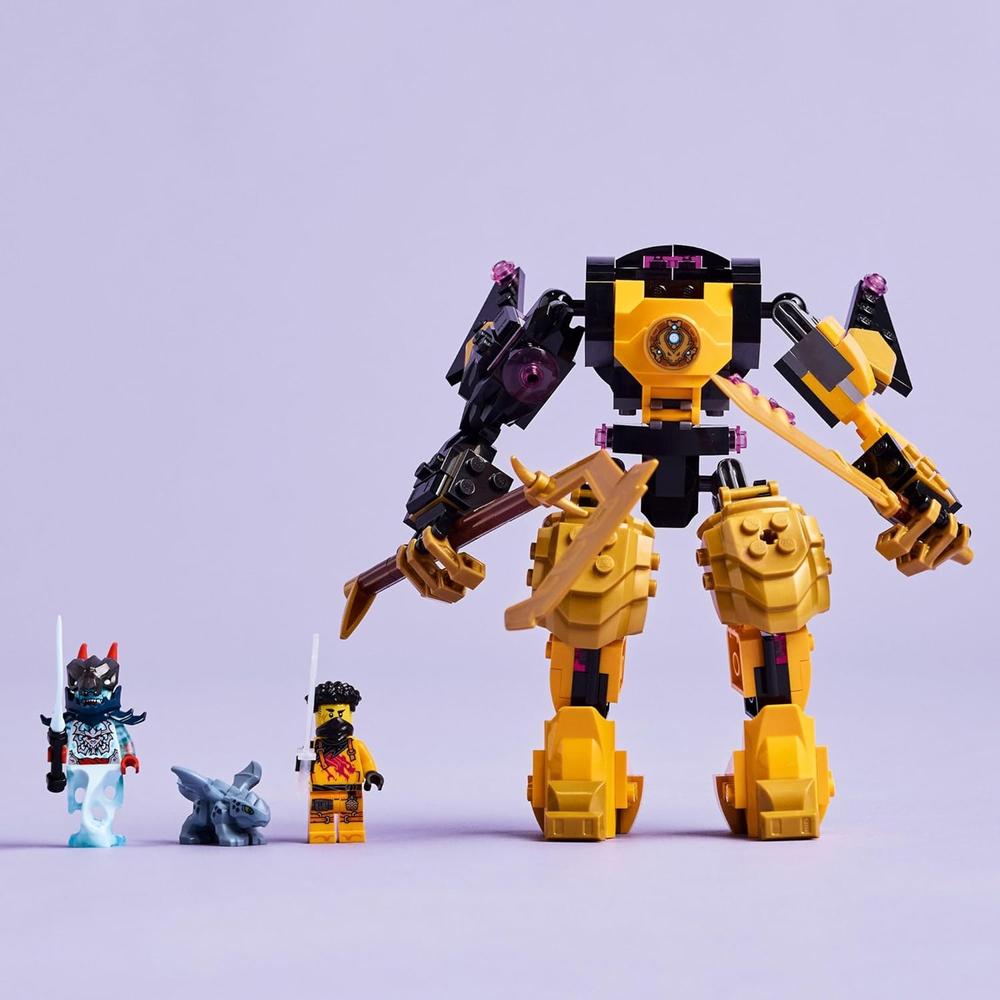 LEGO NINJAGO MECH DE BATALLA SPINJITZU DE ARIN, SET CON MINIFIGURAS - 4
