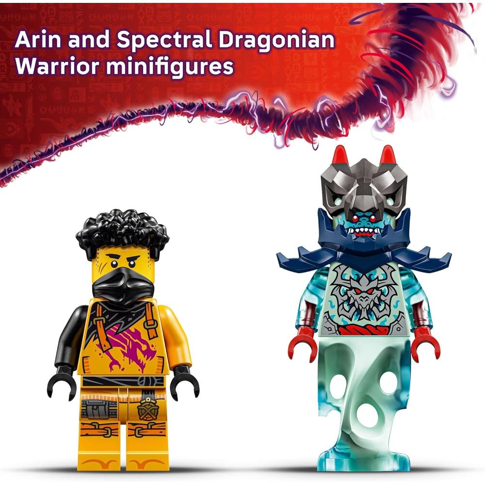 LEGO NINJAGO MECH DE BATALLA SPINJITZU DE ARIN, SET CON MINIFIGURAS - 5